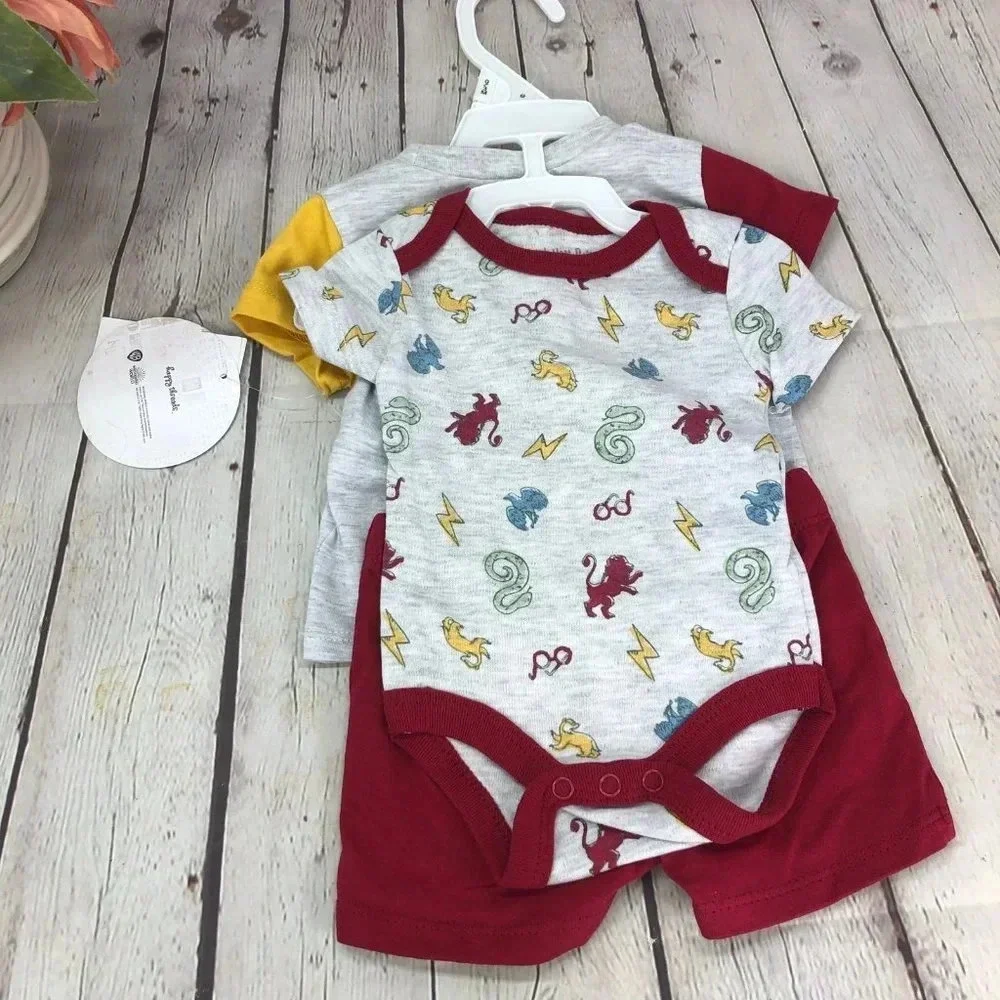 infant harry potter future wizard three piece set size 0-3m - Picture 2 of 3